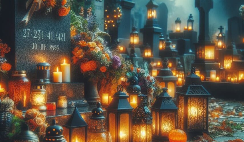 Lampion znicz metalowy