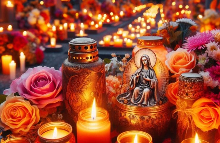 Lampiony szklane i znicze firm