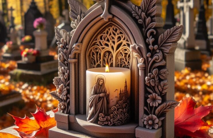 Nowoczesne znicze i lampiony