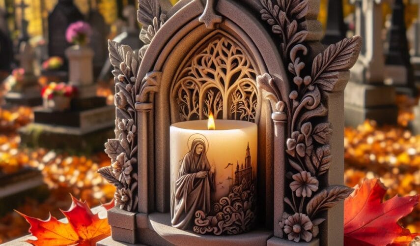 Nowoczesne znicze i lampiony