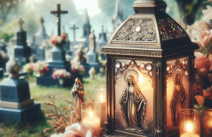 Znicz lampion Oxford Santa Marozza