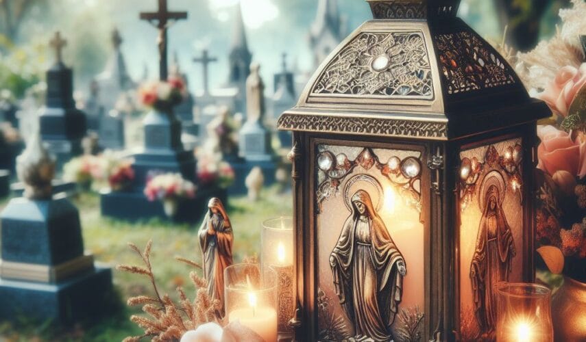 Znicz lampion Oxford Santa Marozza