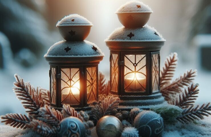 Piękne znicze artystyczne