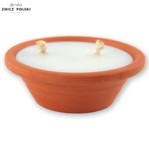 Znicz ceramiczny zalewany parafiną gliniana forma C150 (12szt)