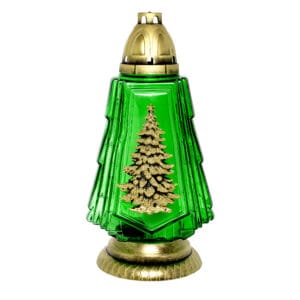 Nowoczesna forma choinki znicza bożonarodzeniowego wys. 35cm