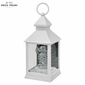Znicz LED latarenka z aniołkiem LATARNIA LED ANIOŁ