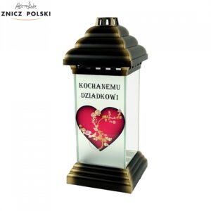 Znicz z sercem dla dziadka