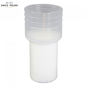 Zalewany parafinowy wkład wymienny do zniczy czas palenia 50h D16 (20szt.)