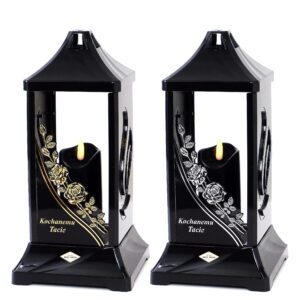 Skromny znicz nagrobny dla ukochanego Taty