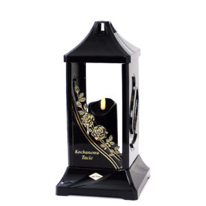 Skromny znicz nagrobny dla ukochanego Taty