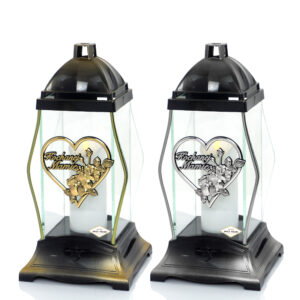 Klasyczna elegancka kapliczka nagrobna z motywem serca dla Mamy