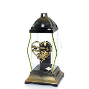 Klasyczna elegancka kapliczka nagrobna z motywem serca dla Taty