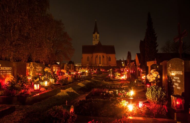 Znicze na cmentarz dla mamy