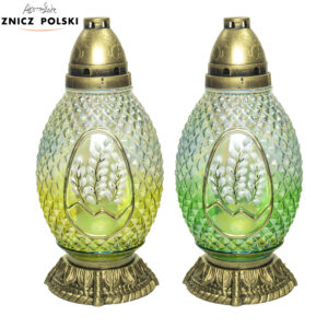 Znicz wielkanocne jajo z baziami J7