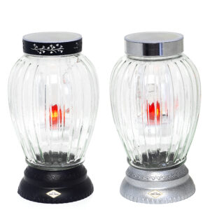 Szklany znicz solarny L1650