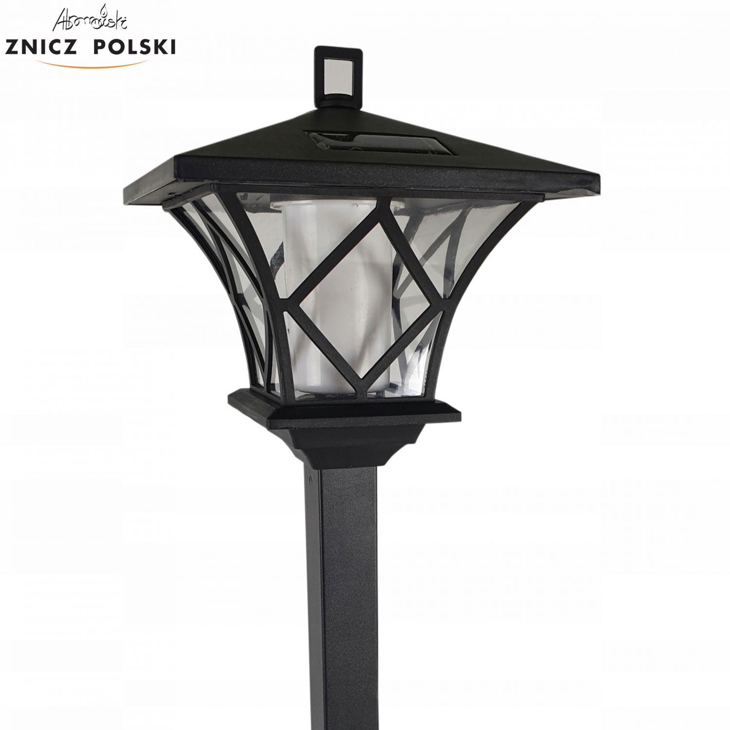 Ogrodowa lampa solarna wysoka latarenka