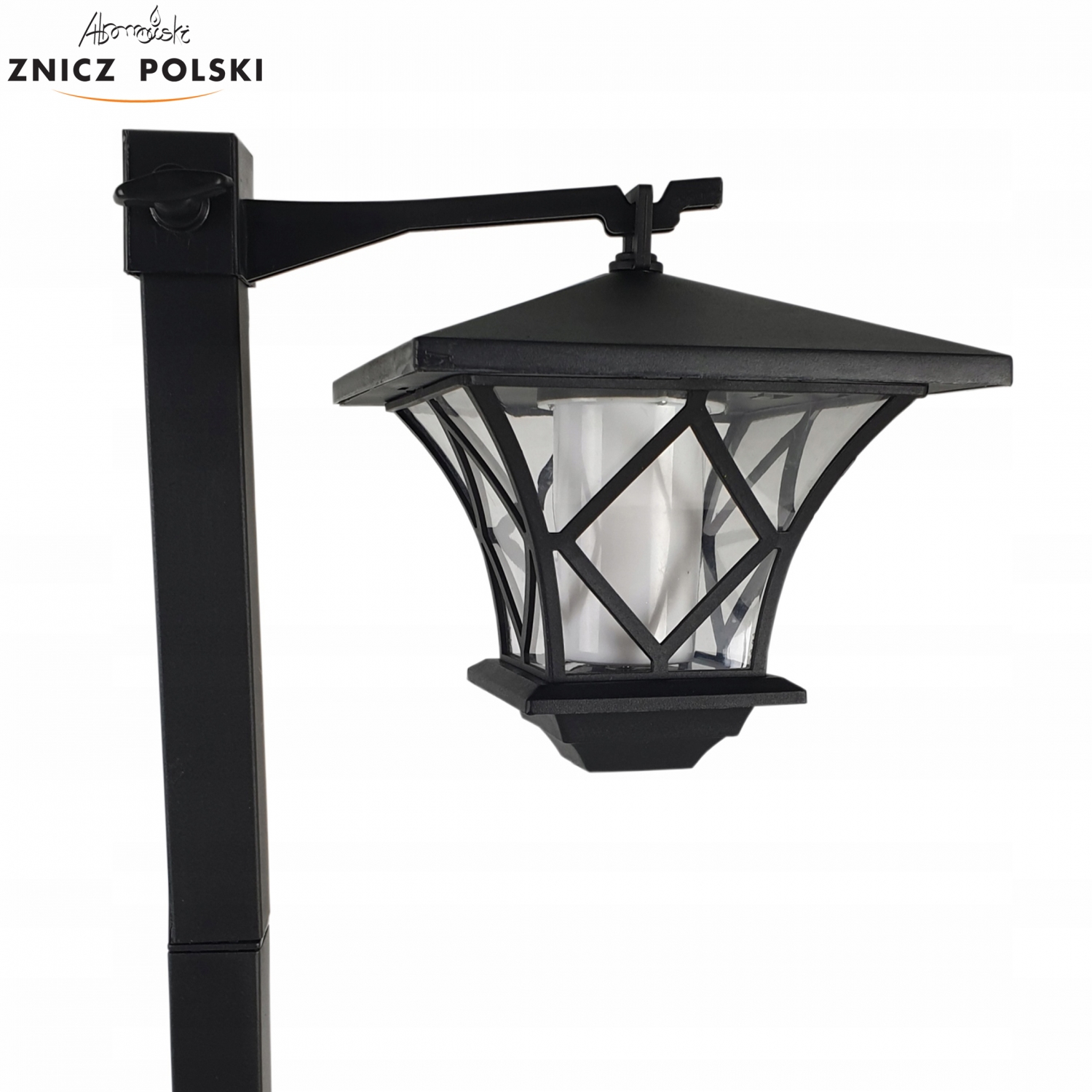 Ogrodowa lampa solarna wysoka latarenka