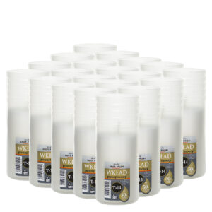 Wkład parafinowy prasowany do zniczy 50h T14 100% parafiny