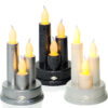 Wkład LED – Potrójna świeca | efekt płomienia | różne kolory