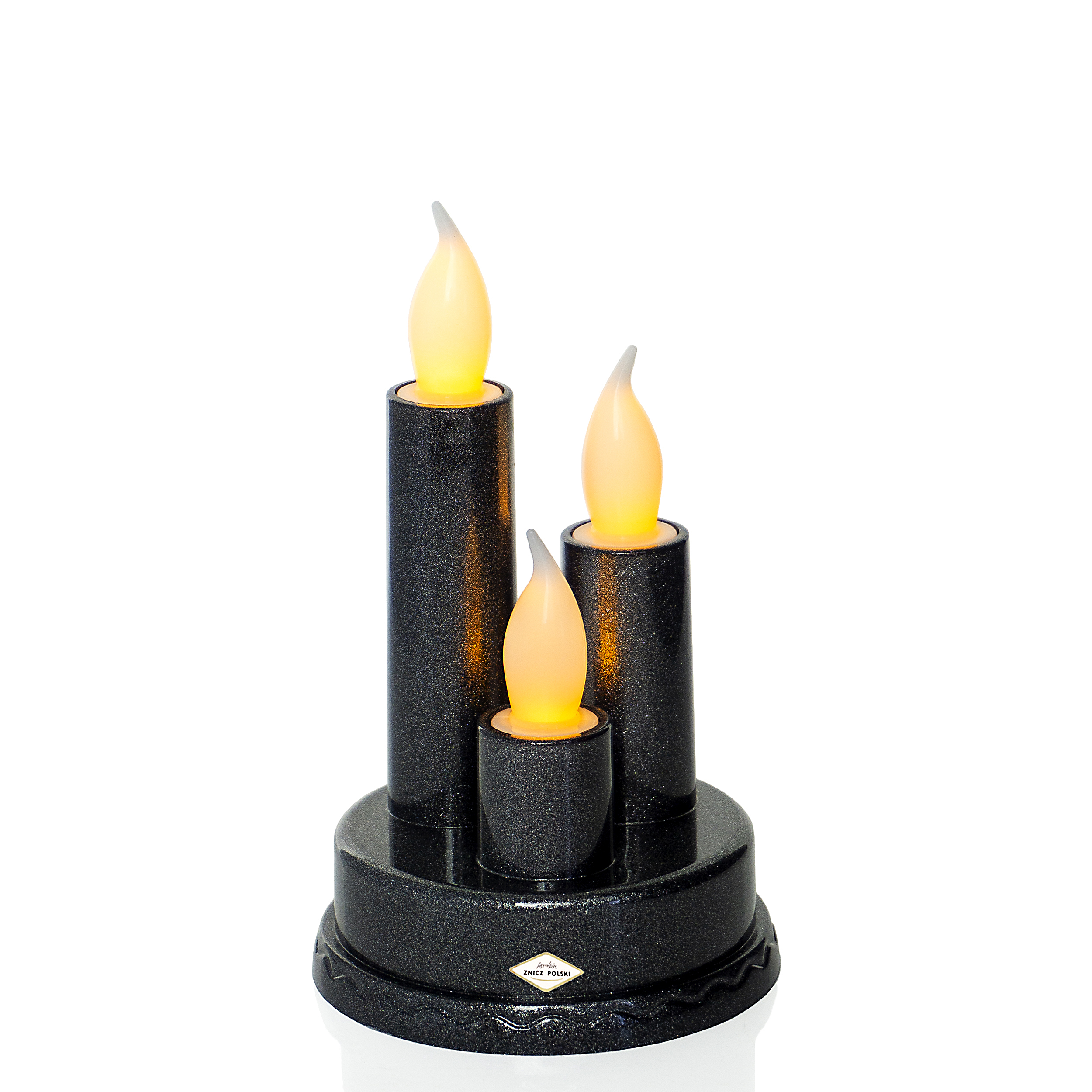 Wkład LED – Potrójna świeca | efekt płomienia | różne kolory