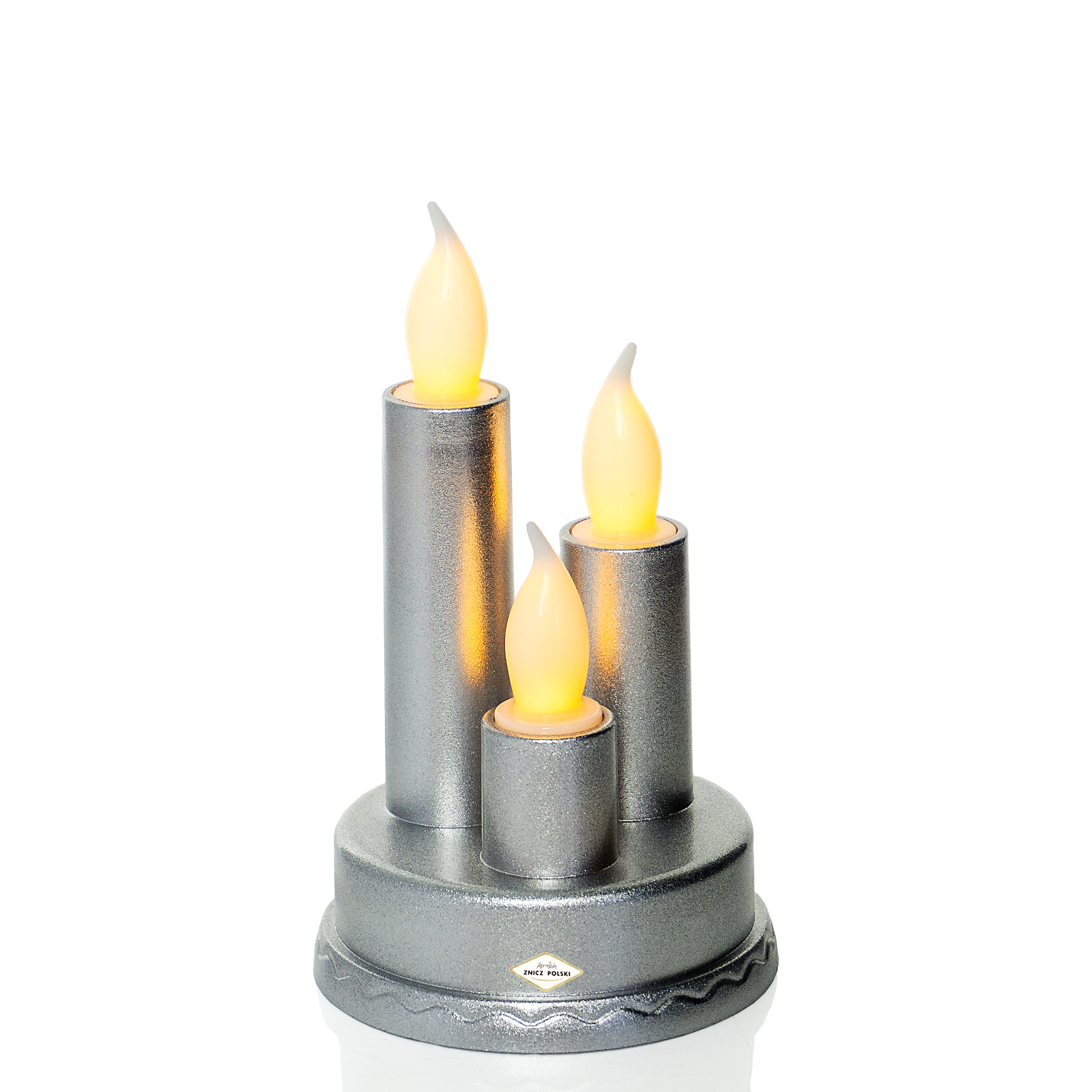 Wkład LED – Potrójna świeca | efekt płomienia | różne kolory