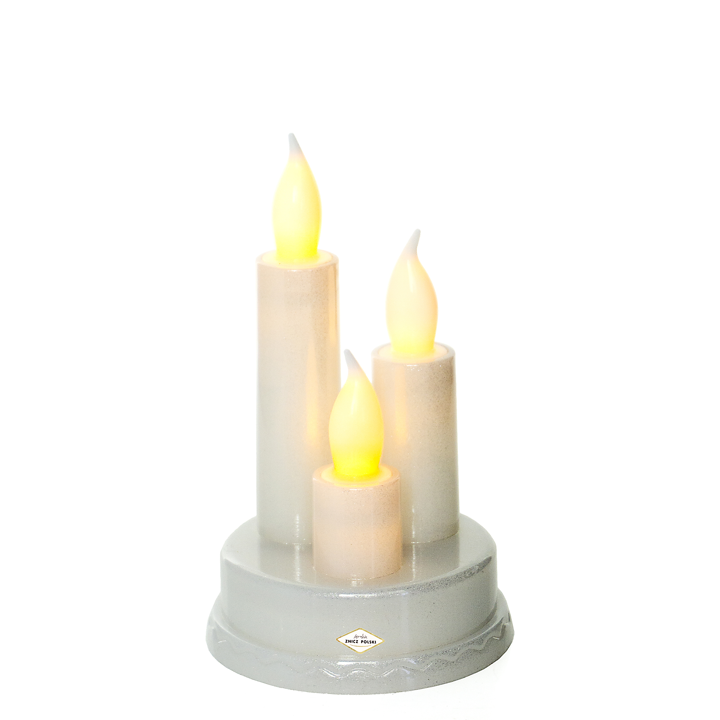 Wkład LED – Potrójna świeca | efekt płomienia | różne kolory