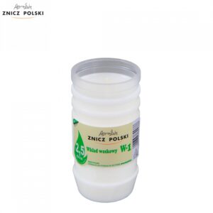 Wysokiej jakości wkłady woskowe do zniczy czas palenia 60h W1 (35 szt.)