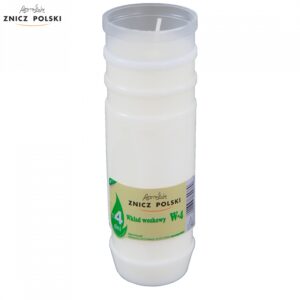 Wysokiej jakości wkłady woskowe do zniczy czas palenia 100h W4 (35 szt.)