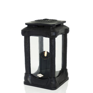 Elegancki znicz żywiczny w formie zdobionej kapliczki ROMA