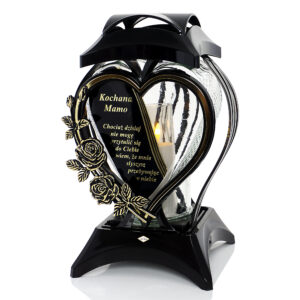 Monumentalny znicz w kształcie serca dla Ukochanej Mamy