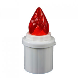 LEDowy wkład do zniczy w kolorze czerwonego serca