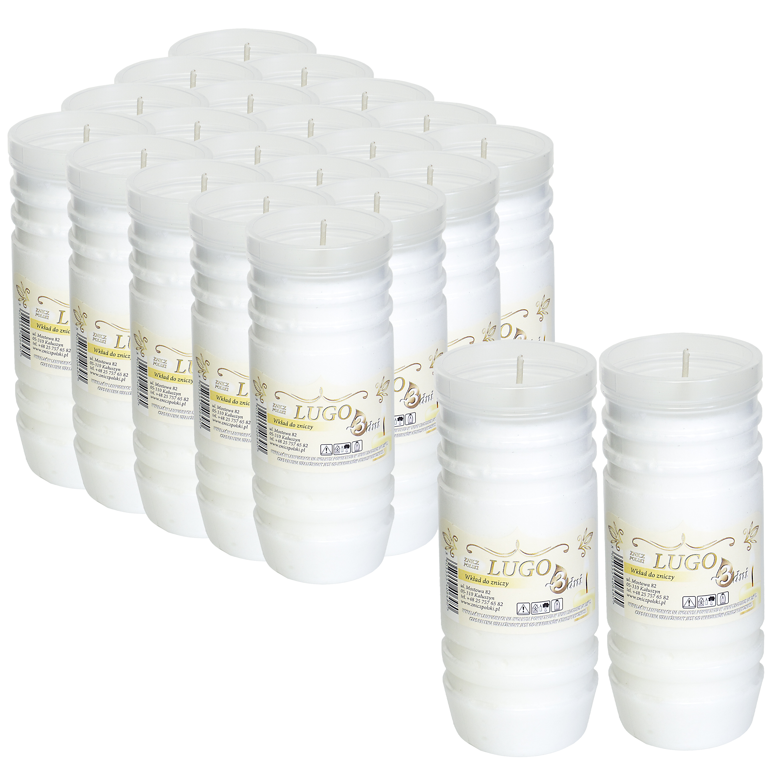 Wkład do zniczy 3-dniowy LUGO 3 3 dni