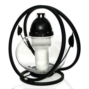 Znicz artystyczny klasyczny z dodatkiem metaloplastyki artystycznej KLASYK ART METAL