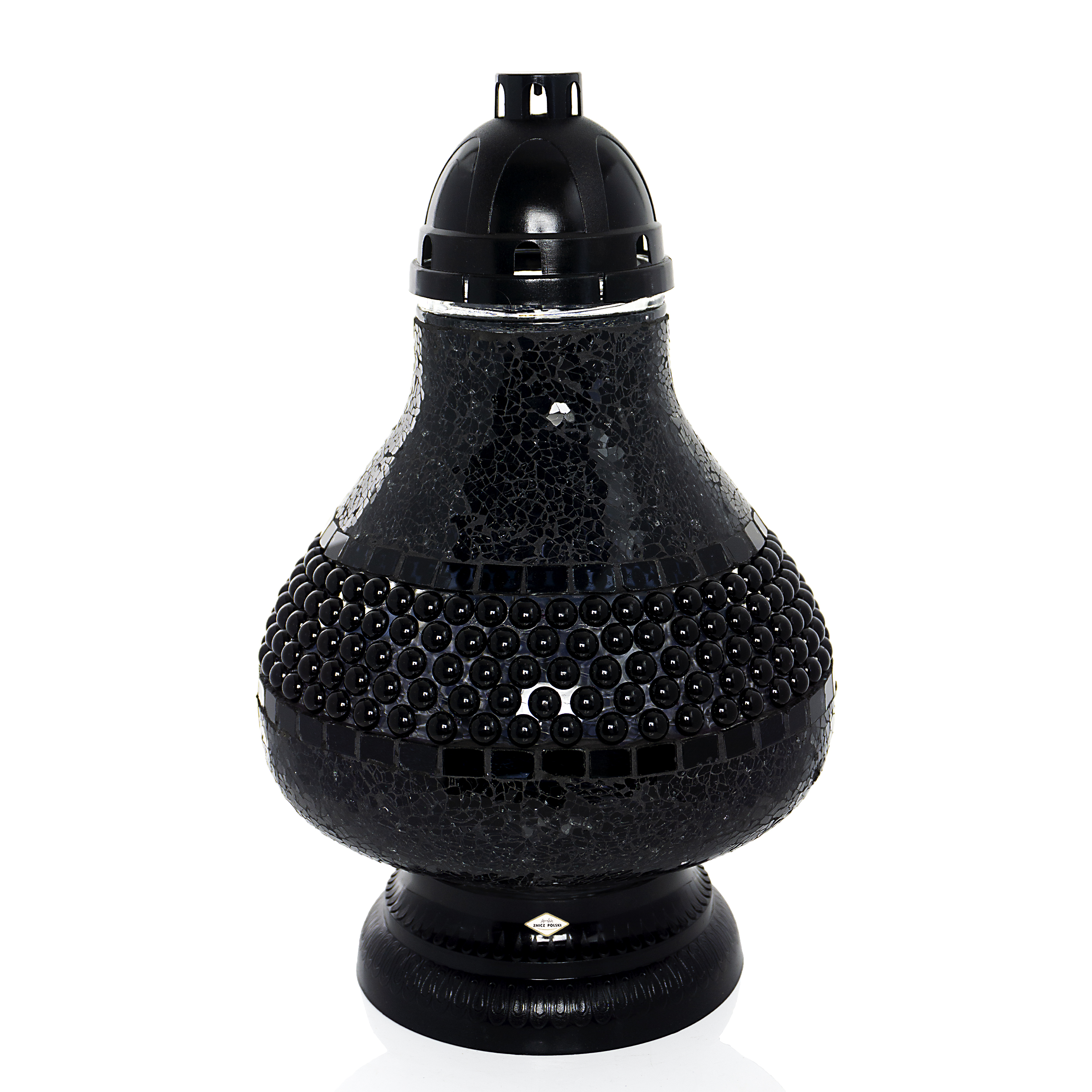 Znicz witrażowymozaika nagrobny w wielu kolorach Nowość 2025