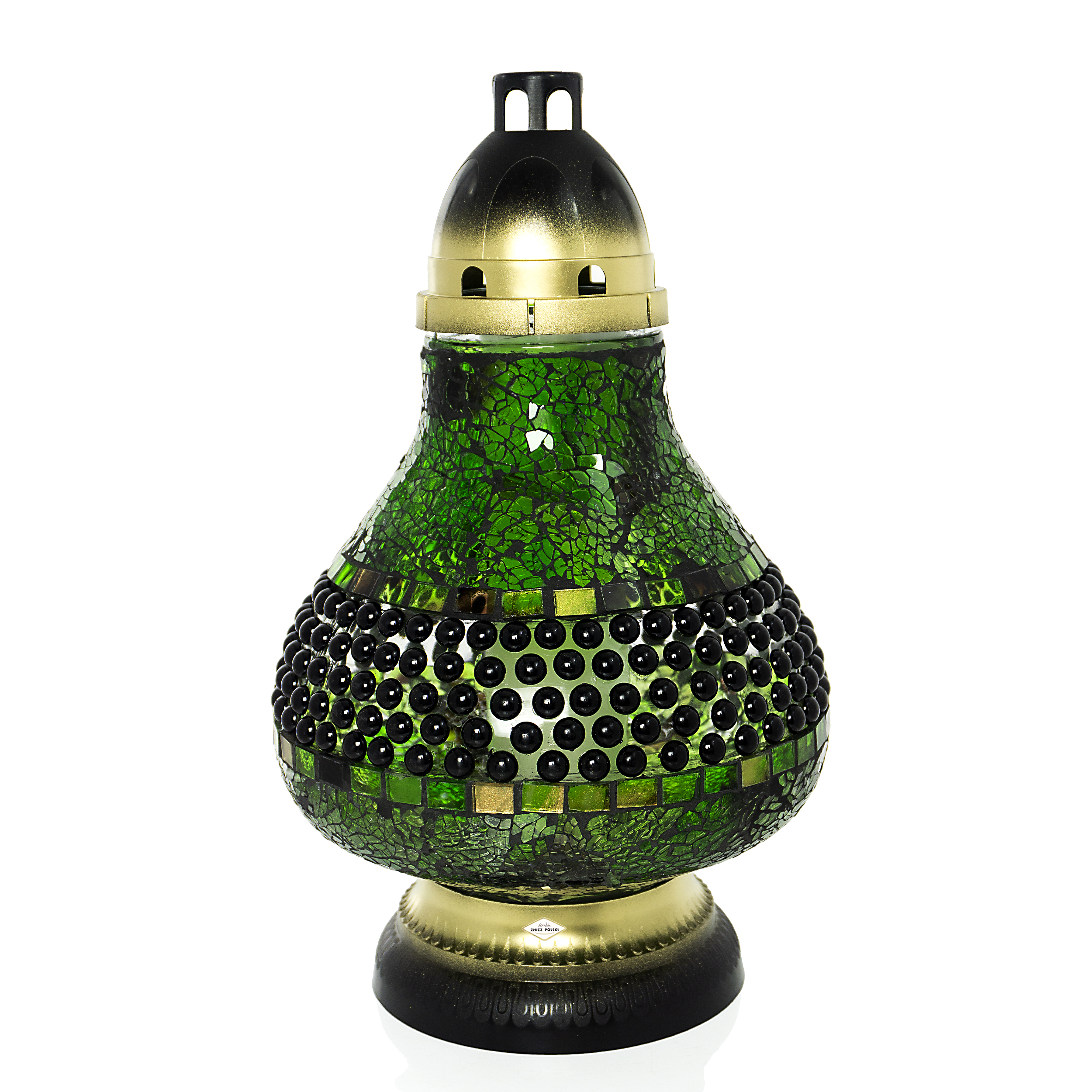 Znicz witrażowymozaika nagrobny w wielu kolorach Nowość 2025