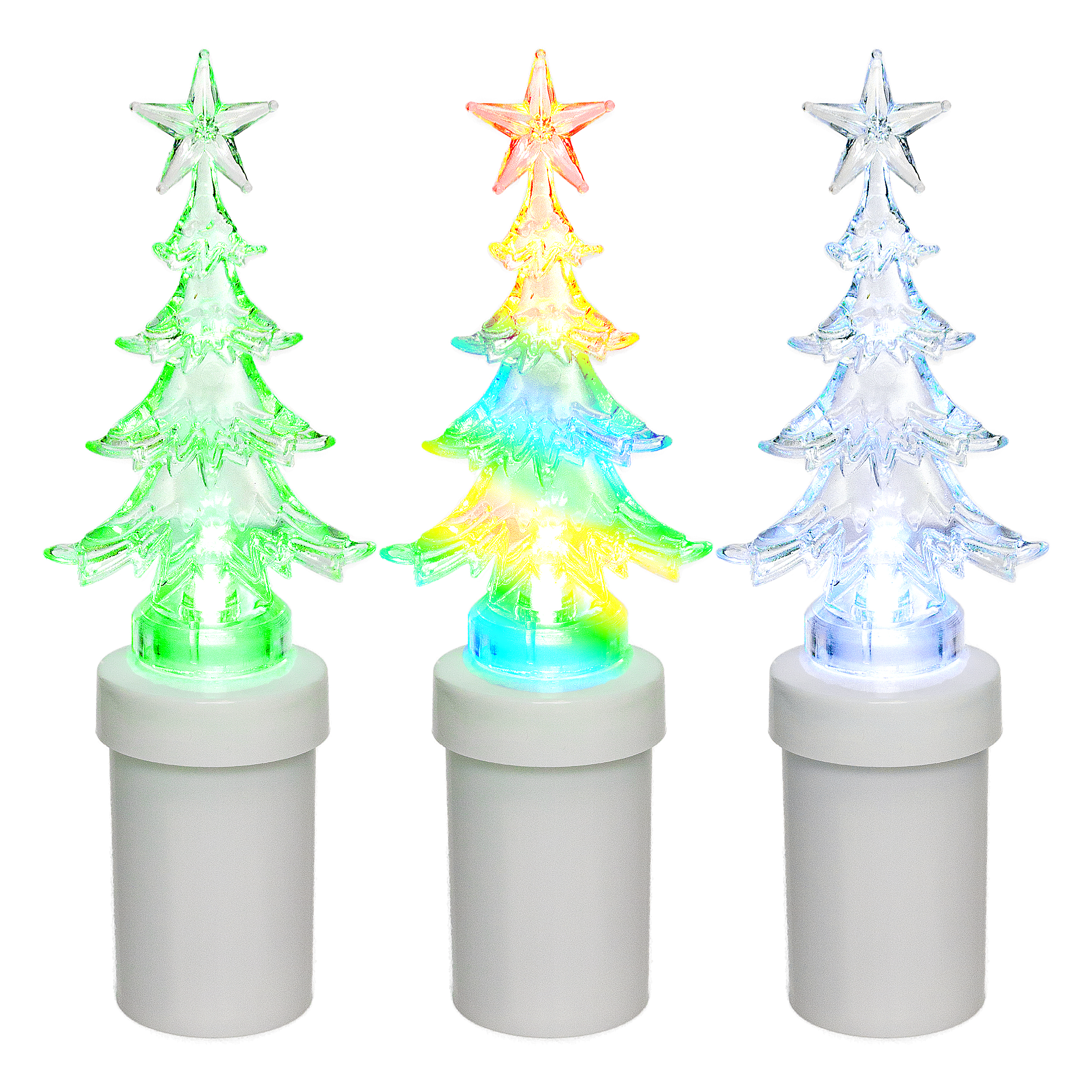 Wkład LED w formie choinki 17cm