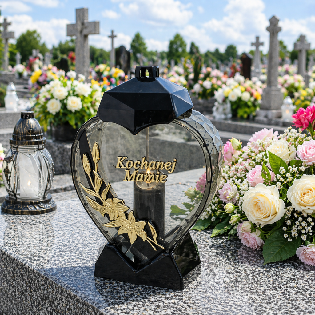 Znicze serce dla Mamy