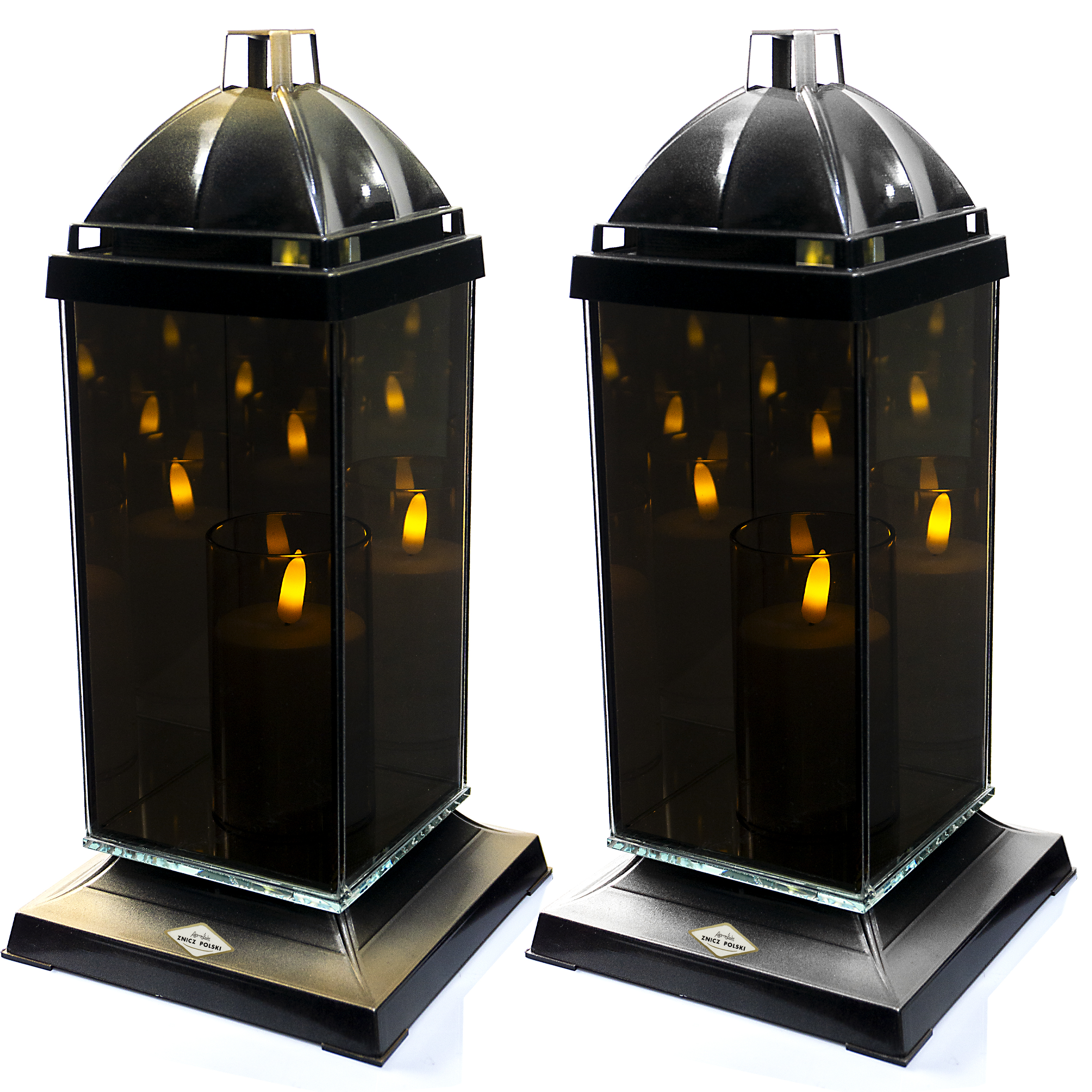 Znicz artystyczny 3D z dedykacją – Mama / Tata (efekt nieskończoności)