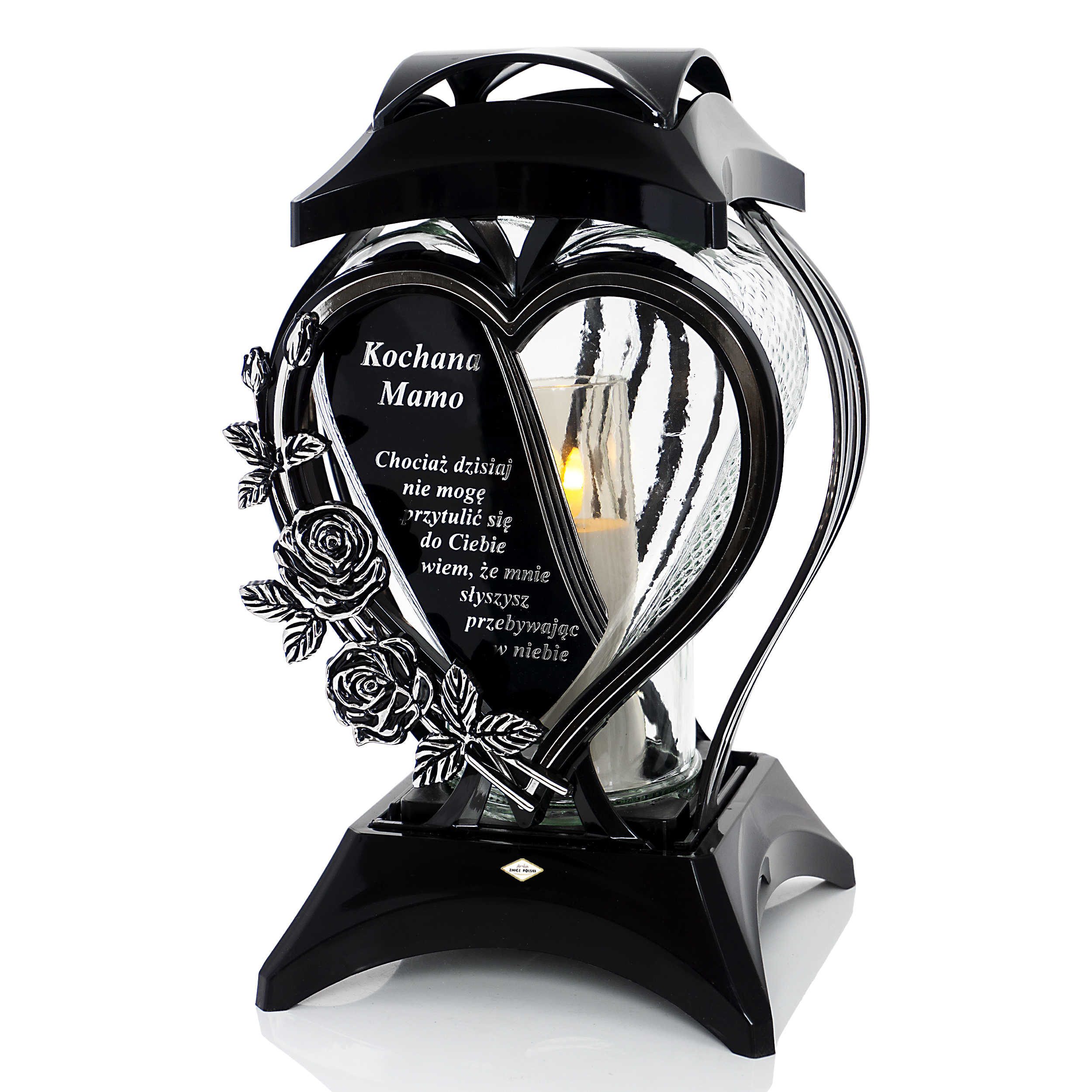 Monumentalny znicz w kształcie serca dla Ukochanej Mamy