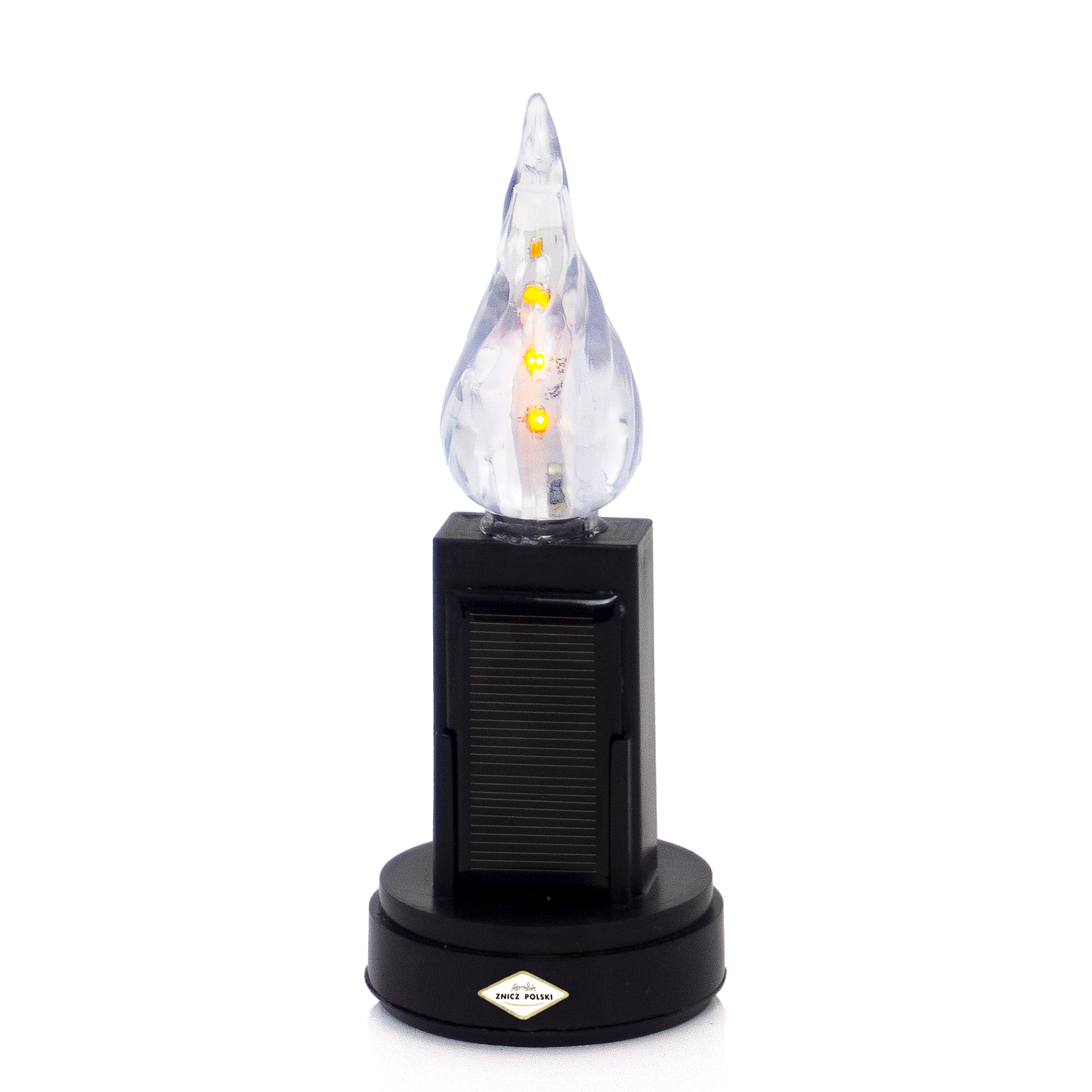 Wkład solarny do zniczy imitujący żywy płomień 16cm