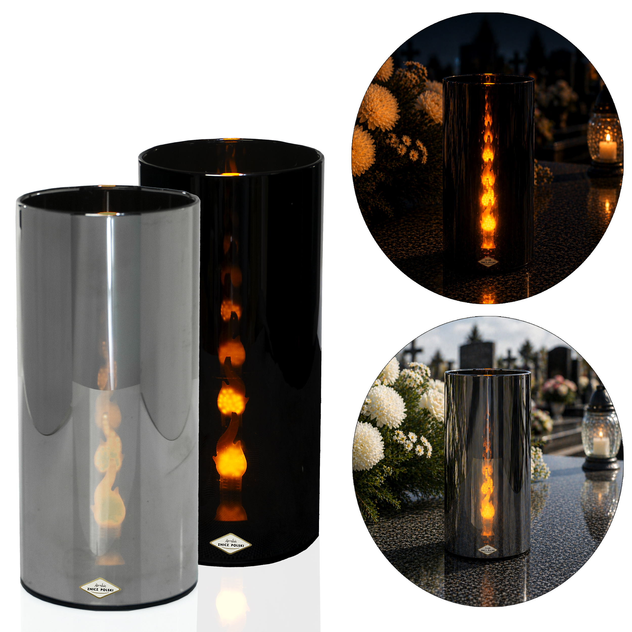 Świeca LED 3D premium efekt płomienia | realistyczny ogień, dekoracyjna