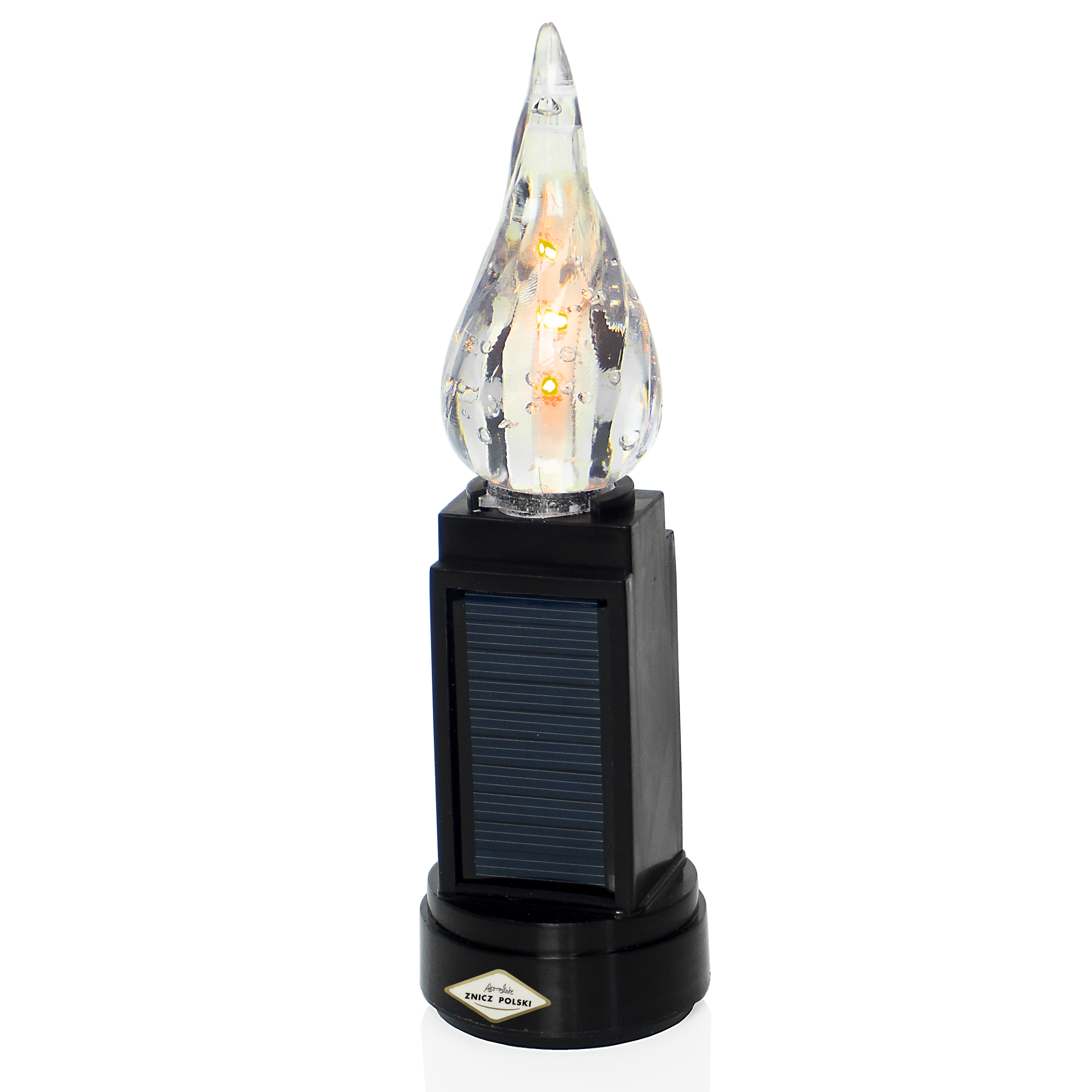 Wkład solarny do zniczy imitujący żywy płomień 16cm